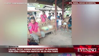 Lalaki, patay human nagpapahit sa banakon kon king kobra nga napatay na sa mga tawo