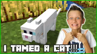 I TAMED A CAT IN MINECRAFT!