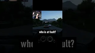 Who is at fault? Let me know in the comments 👇 - Forza Horizon 5 | Thrustmaster gameplay