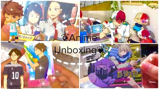 🤘ANIME UNBOXING ✨ Unbox manga , cards , standee anime 🙌