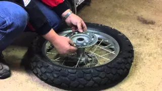 How to change your Motorcycle sprocket