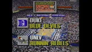 1991 03 30 NCAA National Semi Final Duke vs UNLV