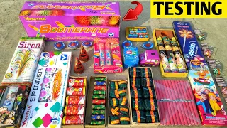 अलग-अलग Cracker Testing 2020 | Testing Diwali Crackers 2020 | New Crackers | Testing 32