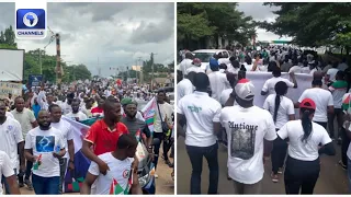 Thousands Of Peter Obi Supporters March In Rivers