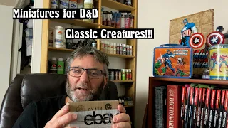 Classic Creatures set of Miniatures for D&D from Icons of the Realms