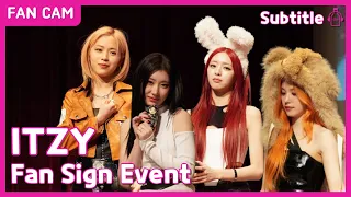 [EN/JP] ITZY 'BORN TO BE' Fan Signing Event Highlights #FanCam @MAKESTAR (18.01.2024)