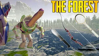 How to jump into the Sinkhole + Get the Modern Bow, Machete & Tennis Racket - S7 EP09 | The Forest