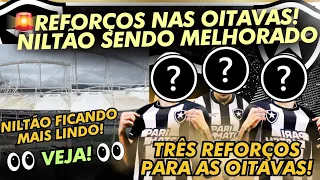 🚨BOTAFOGO CONTARÁ COM TRÊS REFORÇOS PARA AS OITAVAS DA LIBERTADORES! | NILTÃO CADA VEZ MAIS LINDO!