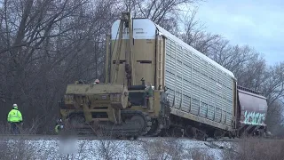 This Train Derailed And This Is How They Fixed It!