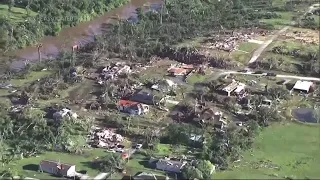 Aerial images: Damage to Oklahoma town following second tornado in five weeks