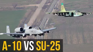 Russian SU-25 Grach vs American A-10 Warthog
