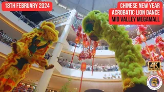 2024 Chinese New Year Acrobatic Lion Dance @ Mid Valley Megamall By Khuan Loke