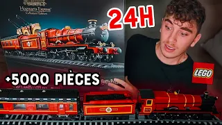 JE CONSTRUIS LE POUDLARD EXPRESS LEGO EN 24H ! (+5000 pièces)