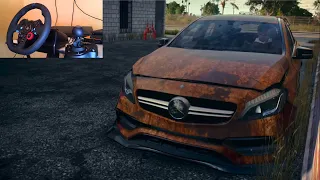 Rebuilding a MERCEDES AMG A45 (W176) - NFS HEAT - LOGITECH G29 Gameplay