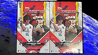 TWO Hobby Boxes 2023 BOWMAN NEW MLB Baseball Cards