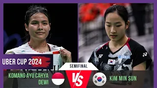 Komang Ayu Cahya Dewi (INA) vs Kim Min Sun (KOR) - SF | Uber Cup 2024