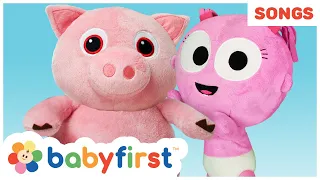 The Pig Song w Gaga Baby | Old MacDonald had a Farm | Farm Animals Songs for Babies | Baby First TV