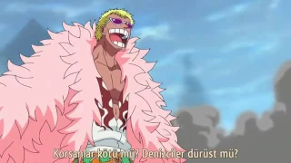 Doflamingo'nun adalet ile alakalı konuşması