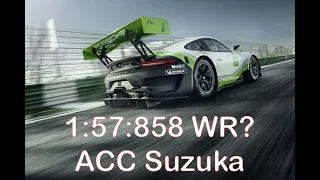 Assetto Corsa Competizione - Suzuka - Porsche GT3R - World Record Lap? 1:57:858