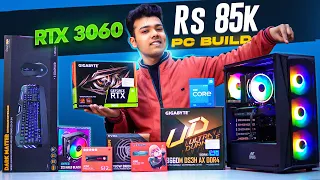 Rs 85000 Gaming PC Build 2023 🔥 | Intel i5-12400F & RTX 3060 12GB