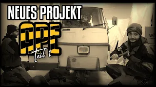 Neues Projekt Piaggio APE Teil 1 // Bestandsaufnahme + zerlegen