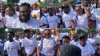 Nana AMA McBrown, Shifo, Papa Kumasi and More Storm Kumasi for A Health Walk