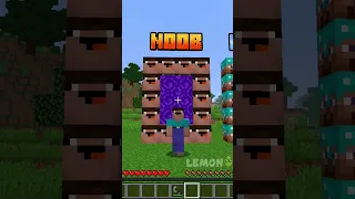 Noob vs Pro Portal ! #shorts #minecraft