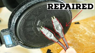 How To Fix Sennheiser 2 Pin Connector Cable DIY