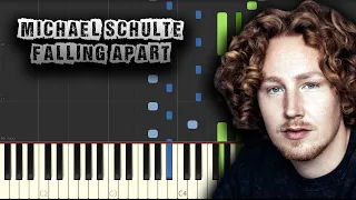 Michael Schulte - Falling Apart - [Piano Tutorial] (Synthesia) (Download MIDI + PDF Scores)