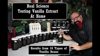 Vanilla Extract using TDS meters. Real science you can do at home.