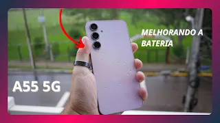 Duração da Bateria do Galaxy A55 5G