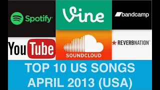 Top 10 US Songs APR 13-R Lewis, Imagine Dragons, Drake, Florida Georgia Line, Lil Wayne, B Mars, P!n