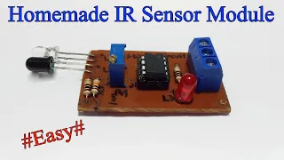 DIY IR Sensor Module - Simple Way | Long-Range IR Proximity Sensor কম টাকায়