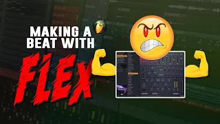 Making a TRAP BEAT with FL Studio FLEX VST [Stock Plugin Beatmaking]