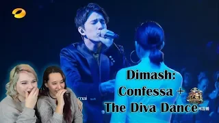 Dimash- Confessa+Diva Dance Live Performance Reaction | This Turned Us To Jello...