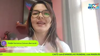 LIVE MAÍRA ROCHA - CAFÉ COM EVANGELHO MUNDIAL- ESPIRITISMO AMOR É CARIDADE.