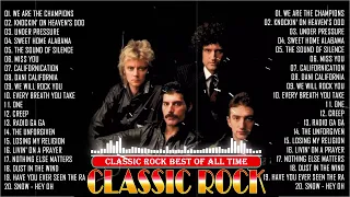 Classic Rock Songs 70s 80s 90s Full Album Queen, U2, Guns' N Roses, Aerosmith, Scorpions #music