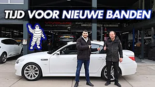 MIJN M5 KRIJGT NIEUWE BANDEN - TRILLING IN STUUR OPGELOST