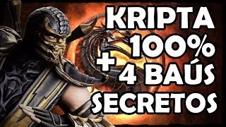 Mortal Kombat 9 - Kripta 100 % e 4 Baús Secretos