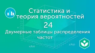 Двумерные таблицы распределения частот (видео 24) | Статистика и теория вероятностей