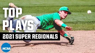 Best defensive plays from 2021 NCAA baseball super regionals