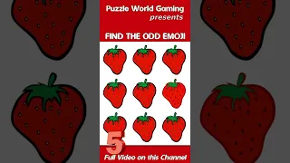 HOW GOOD ARE YOUR EYES | Find The Odd Emoji Out | Emoji Puzzle Quiz