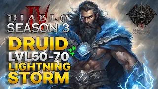 LIGHTNING STORM DRUID MIDGAME BUILD GUIDE (NO UNIQUES)⚡ Diablo IV Season 3