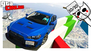 СКИЛЛ ТЕСТ НА MITSUBISHI LANCER EVOLUTION - ЭТО БЫЛО ВЕЛИКОЛЕПНО (ГТА 5 ОНЛАЙН, GTA ONLINE)