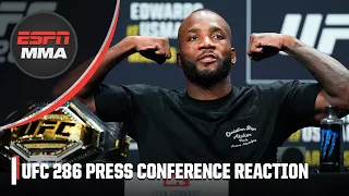 UFC 286 Press Conference Reax: Leon Edwards, Kamaru Usman, Justin Gaethje, Rafael Fiziev | ESPN MMA