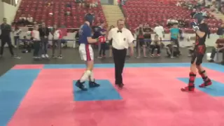 -79kg, Kick-light, junior-malé, Final, KARLIK (SVK) -vs- KUZNIAK (POL)