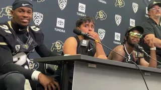 Alejandro Mata, Shedeur & Shilo Sanders Post Game Press Conference