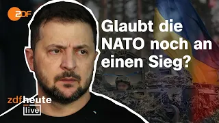 NATO-Hilfen für Ukraine: Was ist die Strategie des Westens? | ZDFheute live
