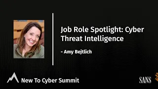 Job Role Spotlight:  Cyber Threat Intelligence