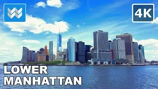 [4K] World Trade Center to Wall Street in Manhattan, New York City - Walking Tour & Travel Guide